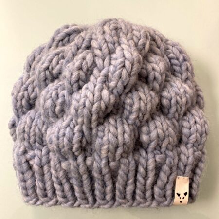 Cappello in lana a bolle-grigio-di-Tailor-Sid-sartoria-e-creazioni-artigianali-Trieste